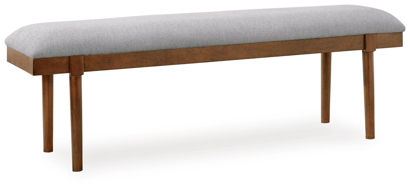 Lyncott 59" Upholstered Dining Bench - Gray (1)