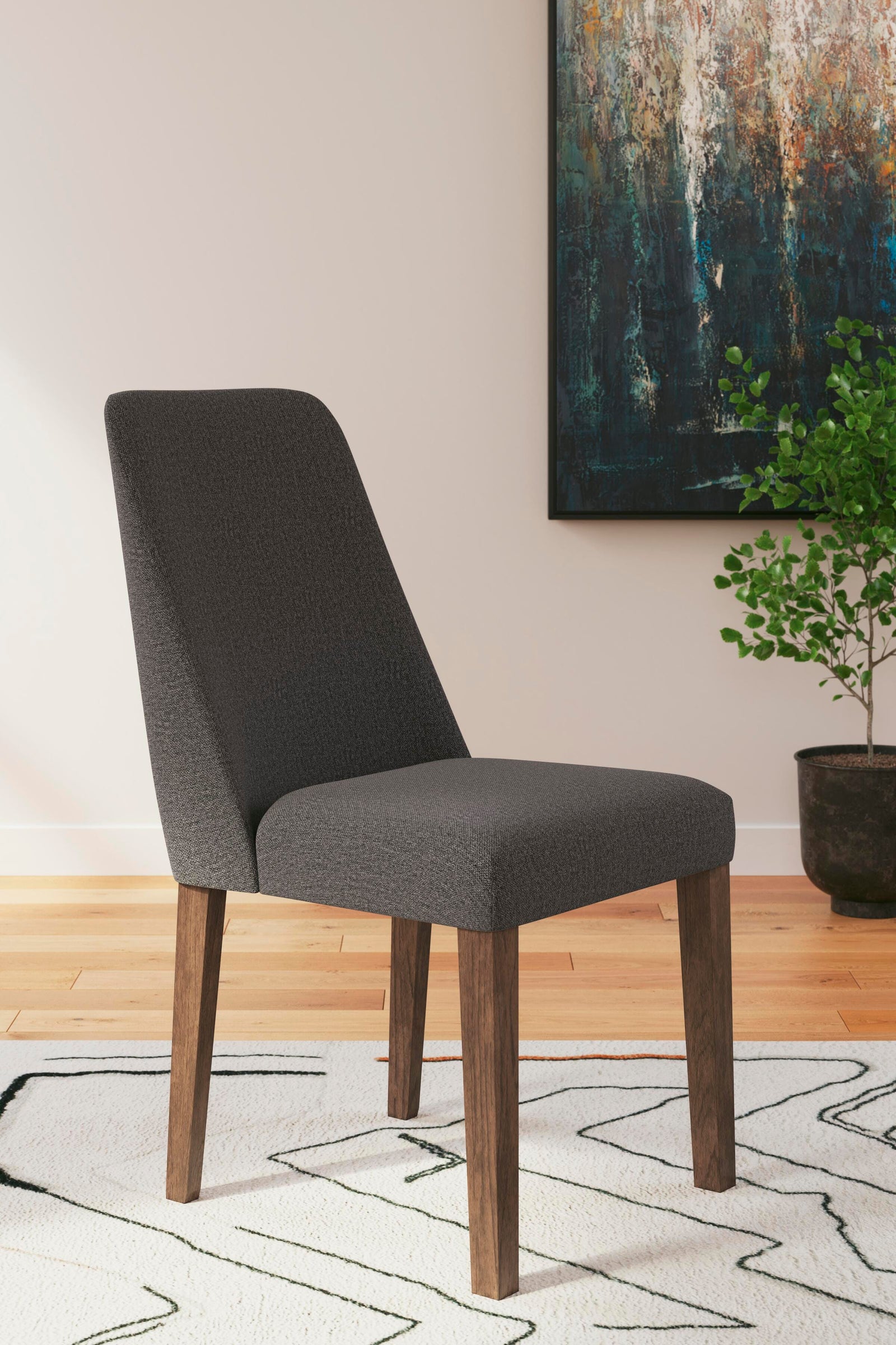 Lyncott Dining Chair - Dark Gray (2)
