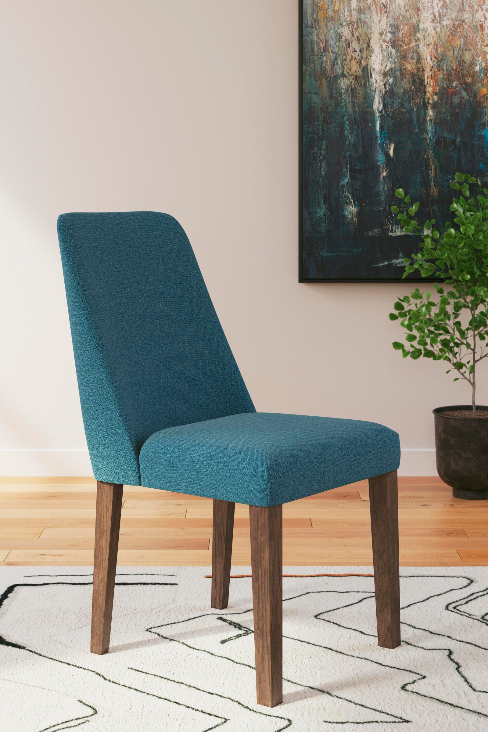 Lyncott Dining Chair - Blue (2)