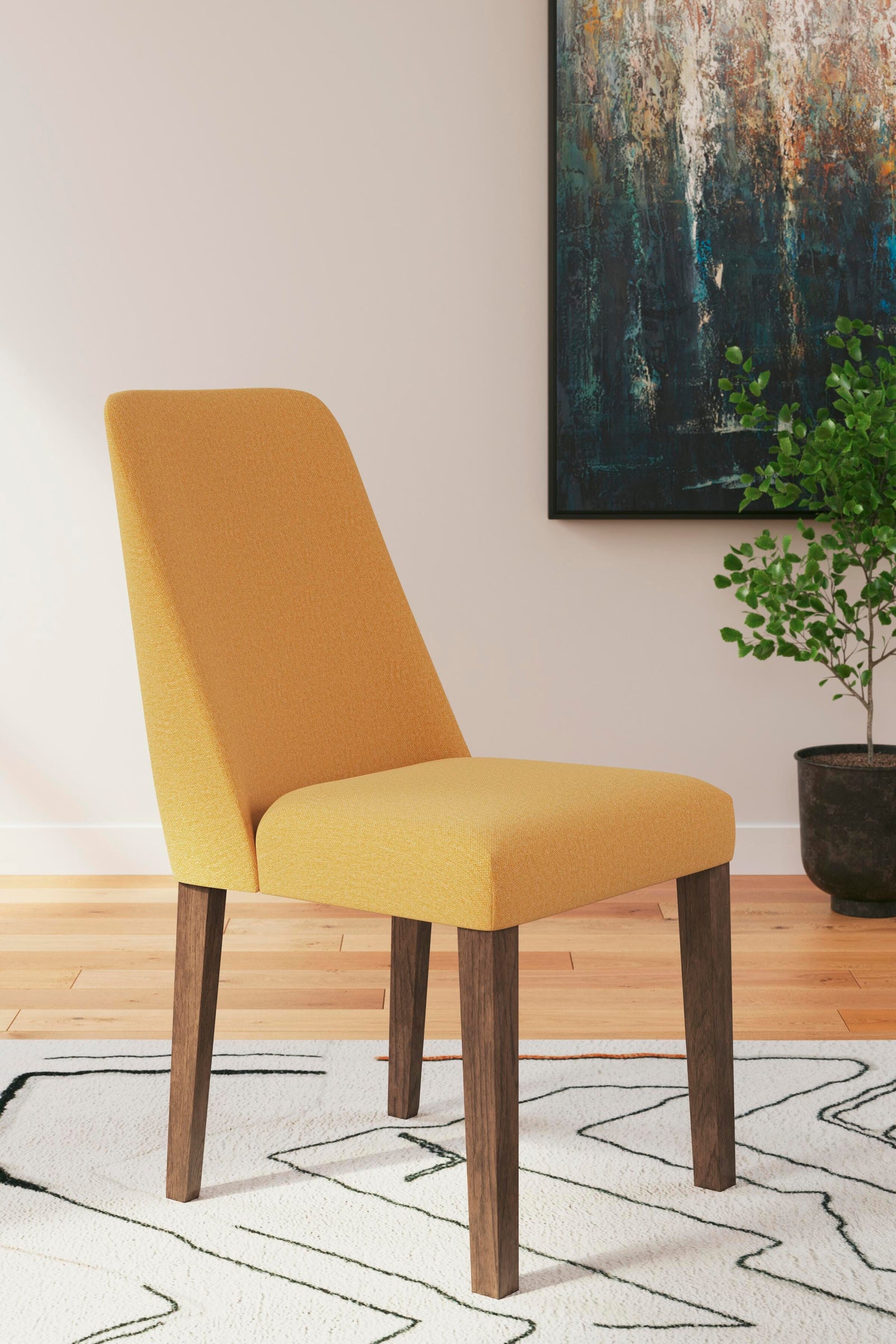 Lyncott Dining Chair - Yellow (2)