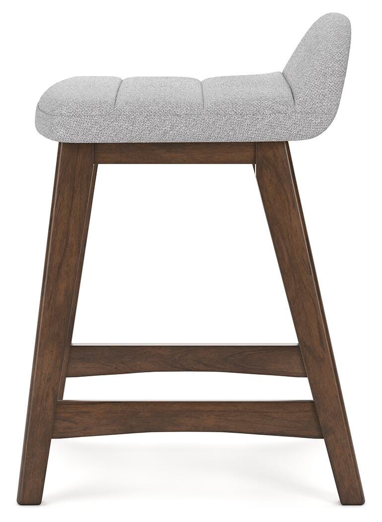 Lyncott Counter Height Bar Stool - Pearl Silver (6)