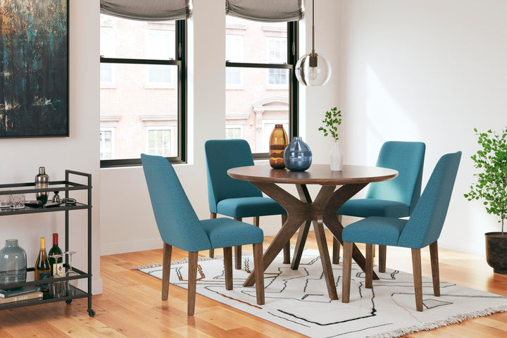 Lyncott Dining Chair - Blue (10)