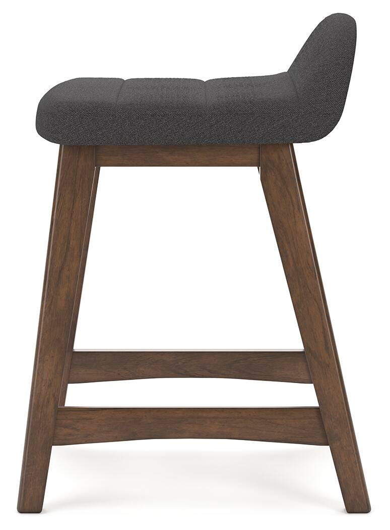 Lyncott Counter Height Bar Stool - Dark Gray (6)