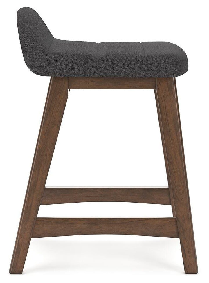 Lyncott Counter Height Bar Stool - Dark Gray (7)