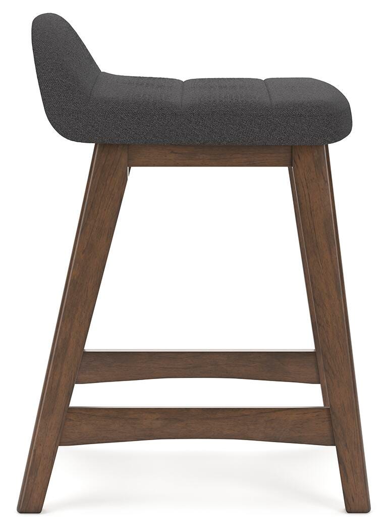 Lyncott Counter Height Bar Stool - Dark Gray (7)
