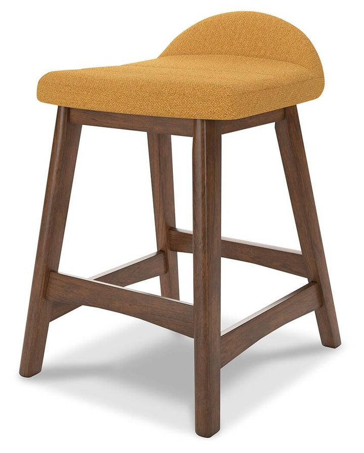 Lyncott Counter Height Bar Stool - Yellow (3)