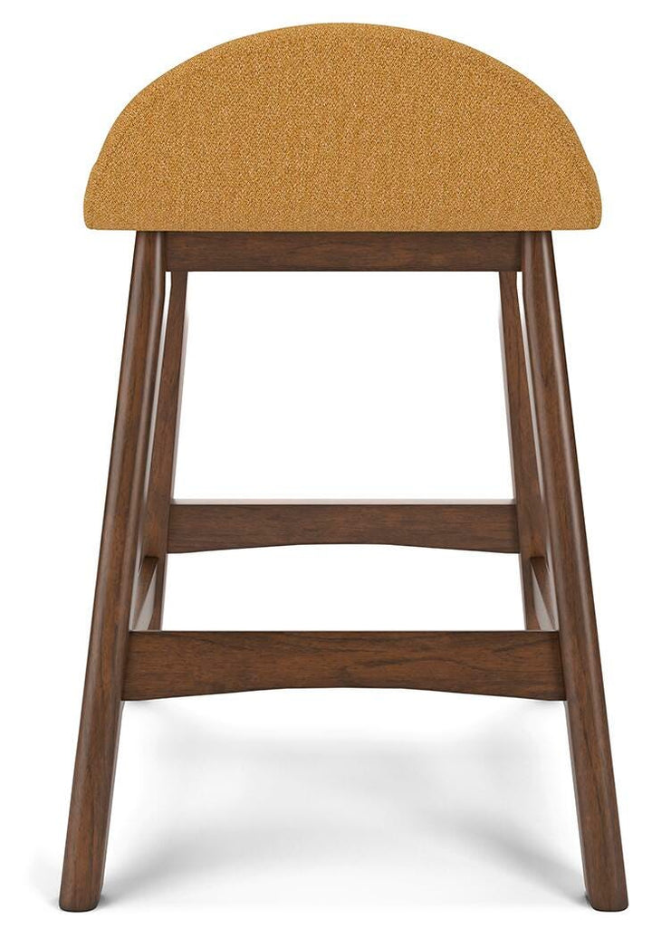 Lyncott Counter Height Bar Stool - Yellow (4)