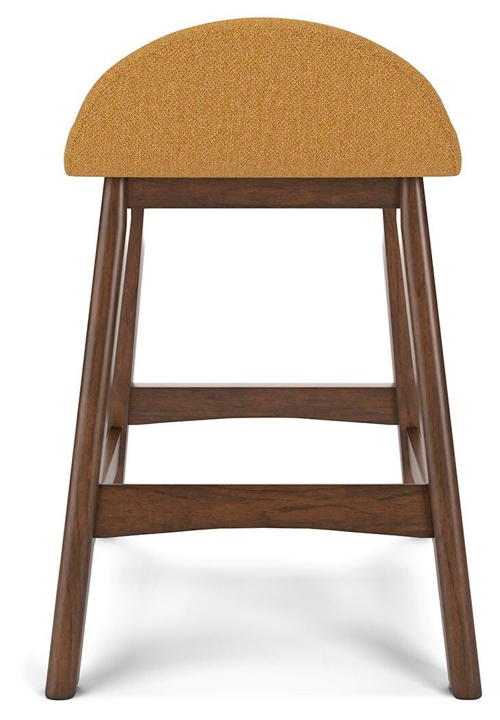Lyncott Counter Height Bar Stool - Yellow (4)