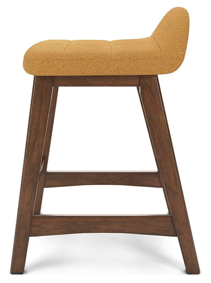 Lyncott Counter Height Bar Stool - Yellow (6)