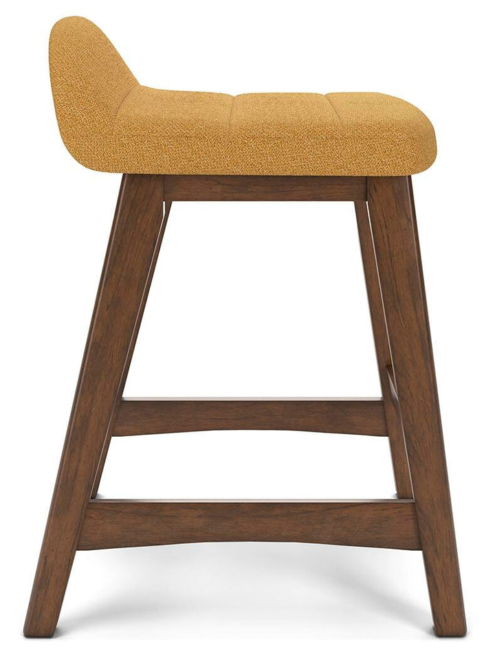 Lyncott Counter Height Bar Stool - Yellow (7)
