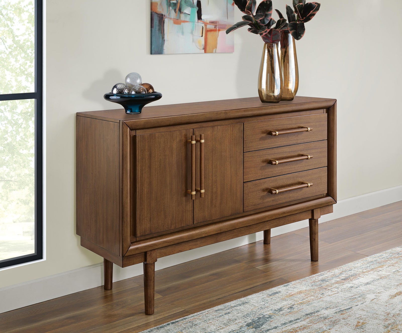 Lyncott Dining Server - Dark Brown (2)