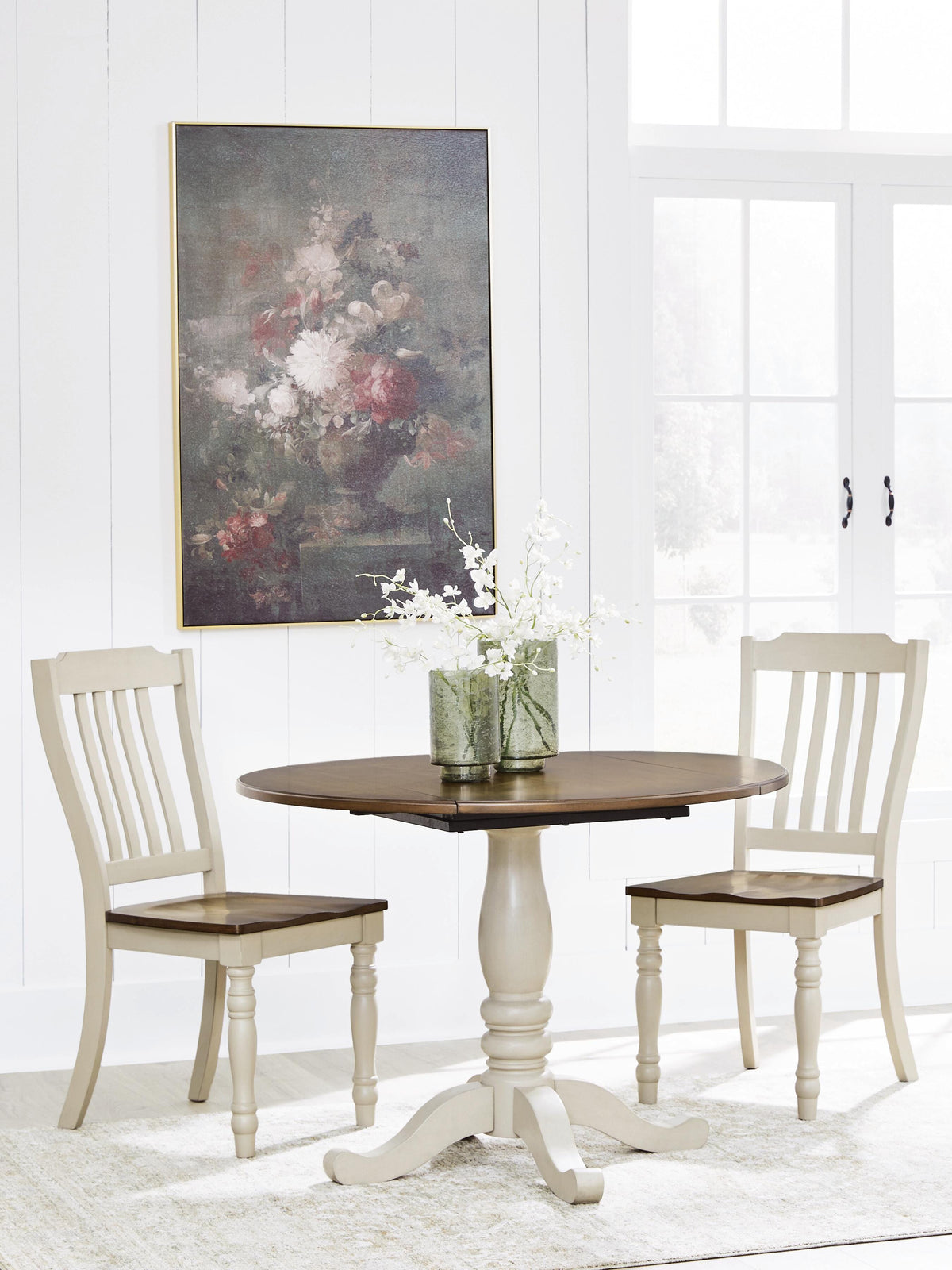 Wirloni Dining Table and 2 Chairs (2)