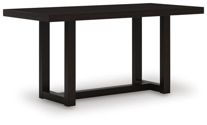 Neymorton Counter Height Dining Table - Dark Brown (1)