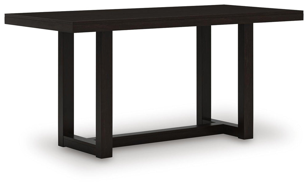 Neymorton Counter Height Dining Table - Dark Brown (1)