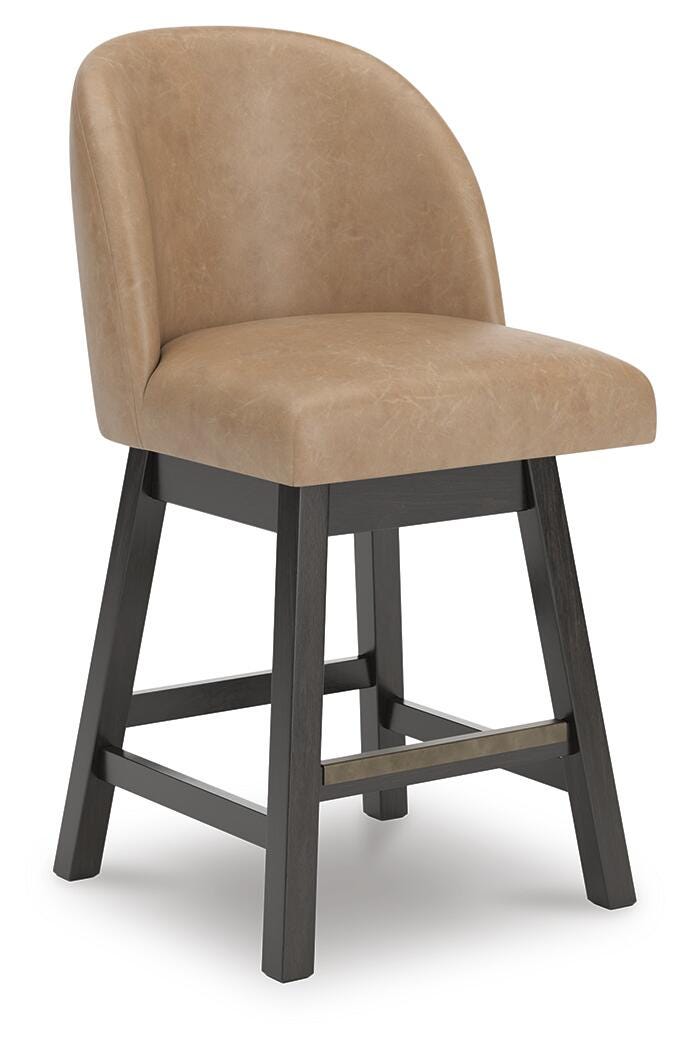 Neymorton Counter Height Barstool - Light Brown (3)