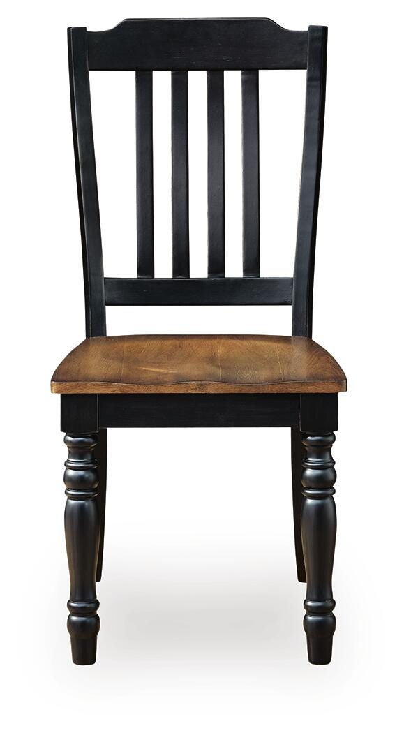 Clorazi Dining Chair - Black/Brown (4)