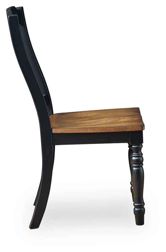 Clorazi Dining Chair - Black/Brown (5)
