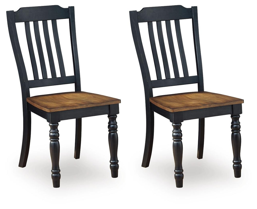 Clorazi Dining Chair - Black/Brown (1)