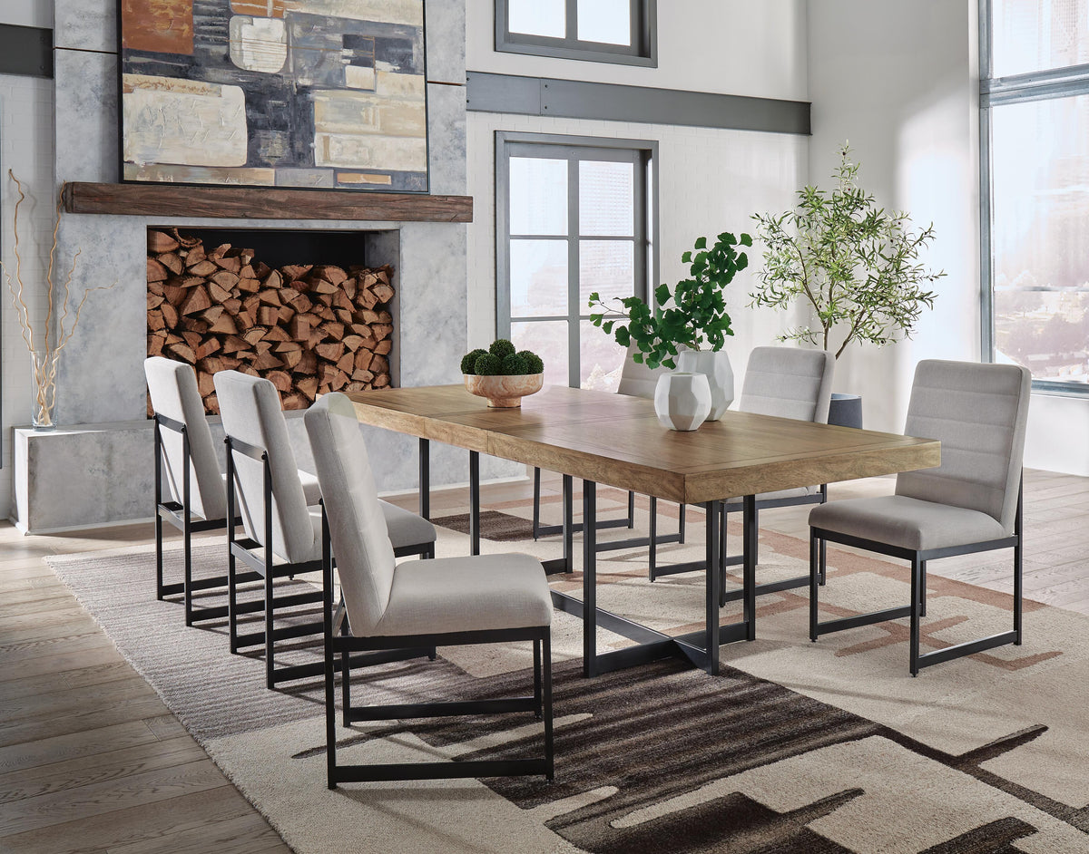 Tomtyn Extension Dining Table and 6 Chairs (2)