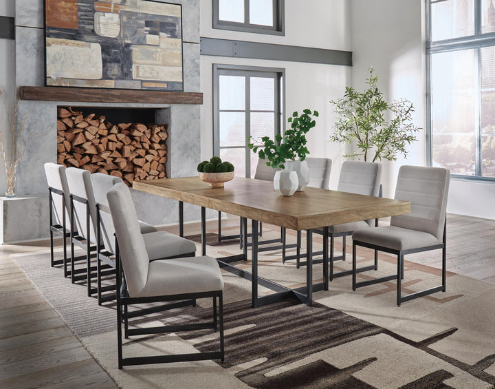 Tomtyn Extension Dining Table and 8 Chairs (2)