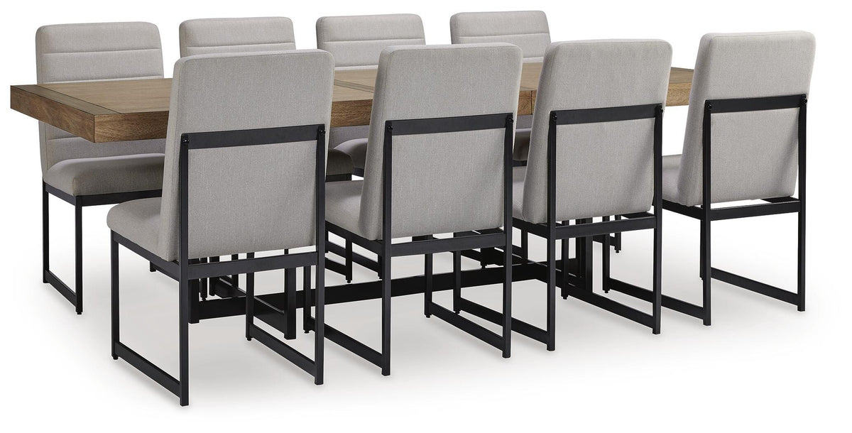 Tomtyn Extension Dining Table and 8 Chairs (1)