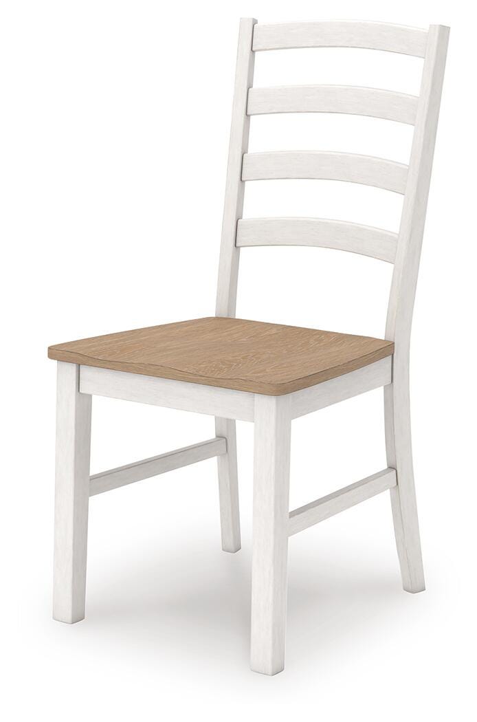 Purlaney Dining Chair - White (8)