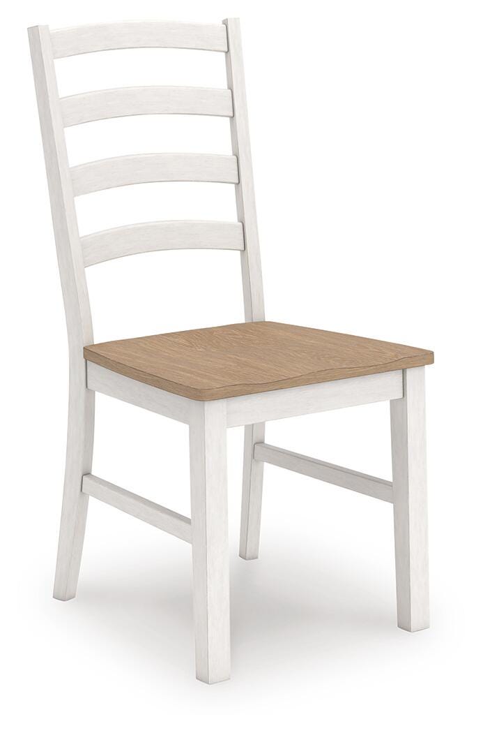 Purlaney Dining Chair - White (1)