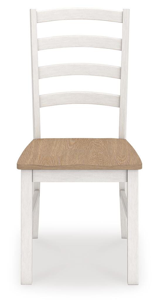 Purlaney Dining Chair - White (5)