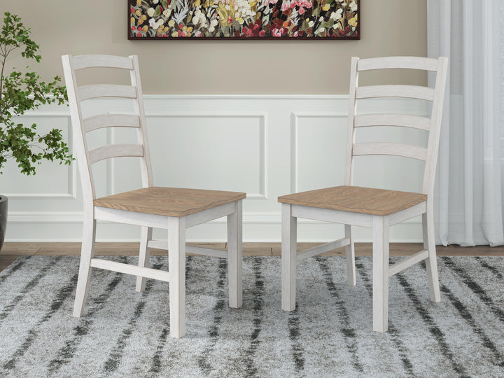 Purlaney Dining Chair - White (9)