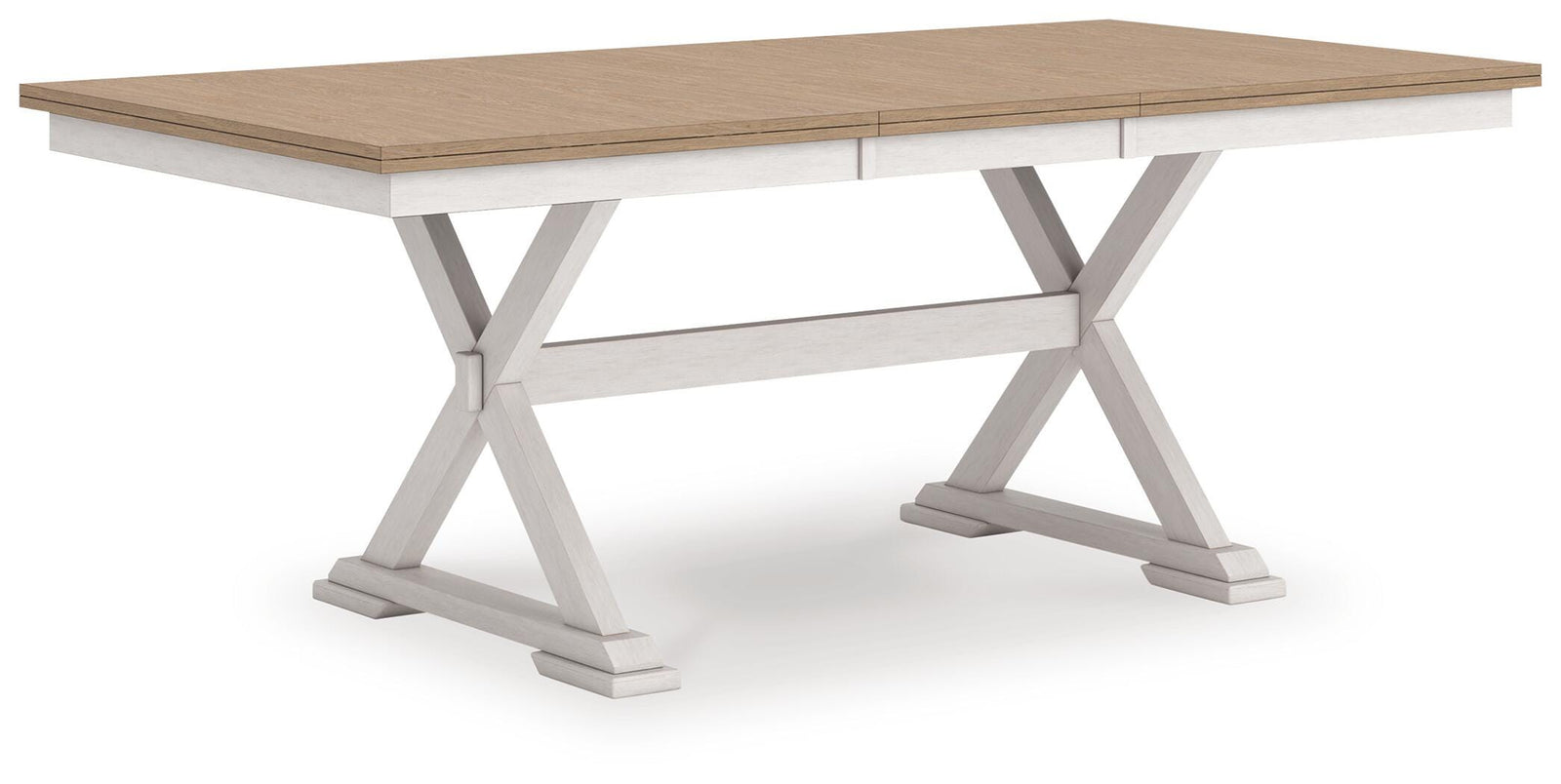 Purlaney Dining Butterfly Extension Table - White (1)