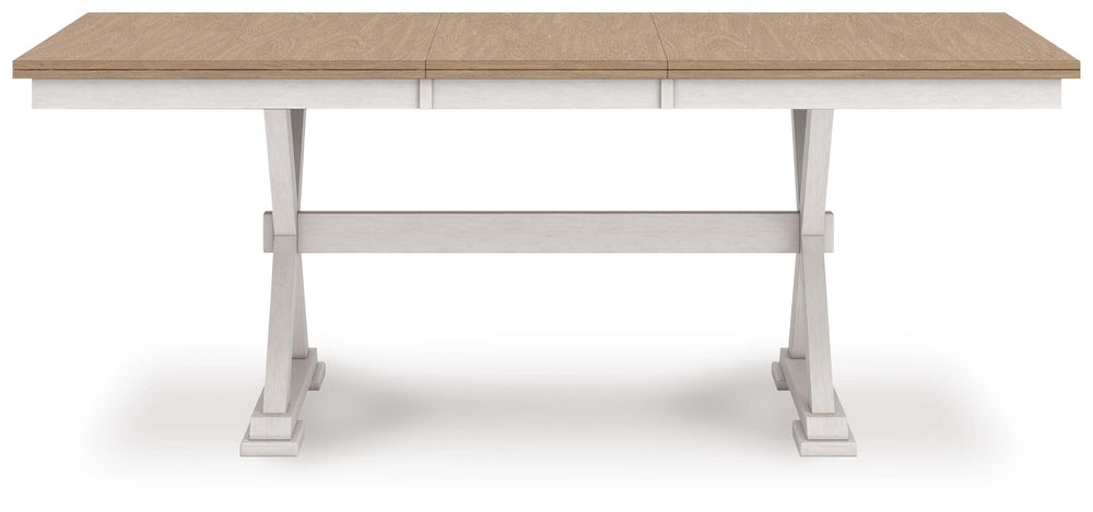 Purlaney Dining Butterfly Extension Table - White (5)