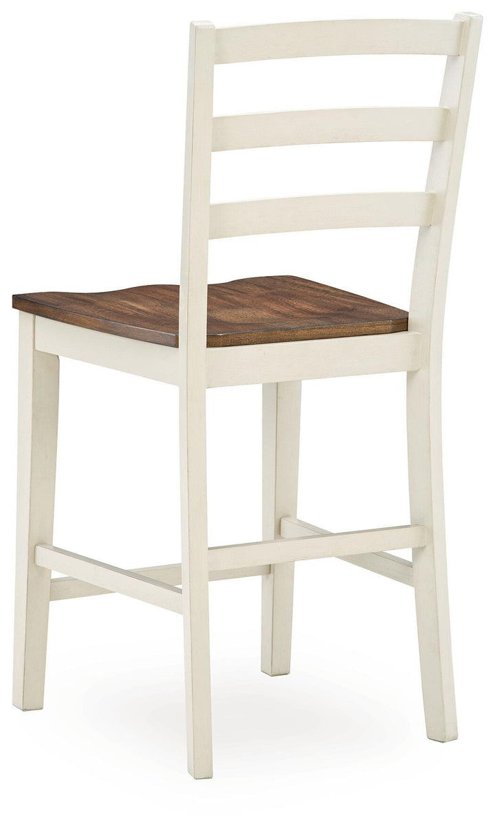 Brinfern Counter Height Dining Table and 4 Barstools