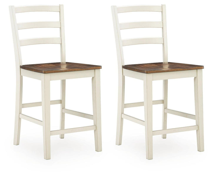 Brinfern Counter Height Dining Table and 4 Barstools