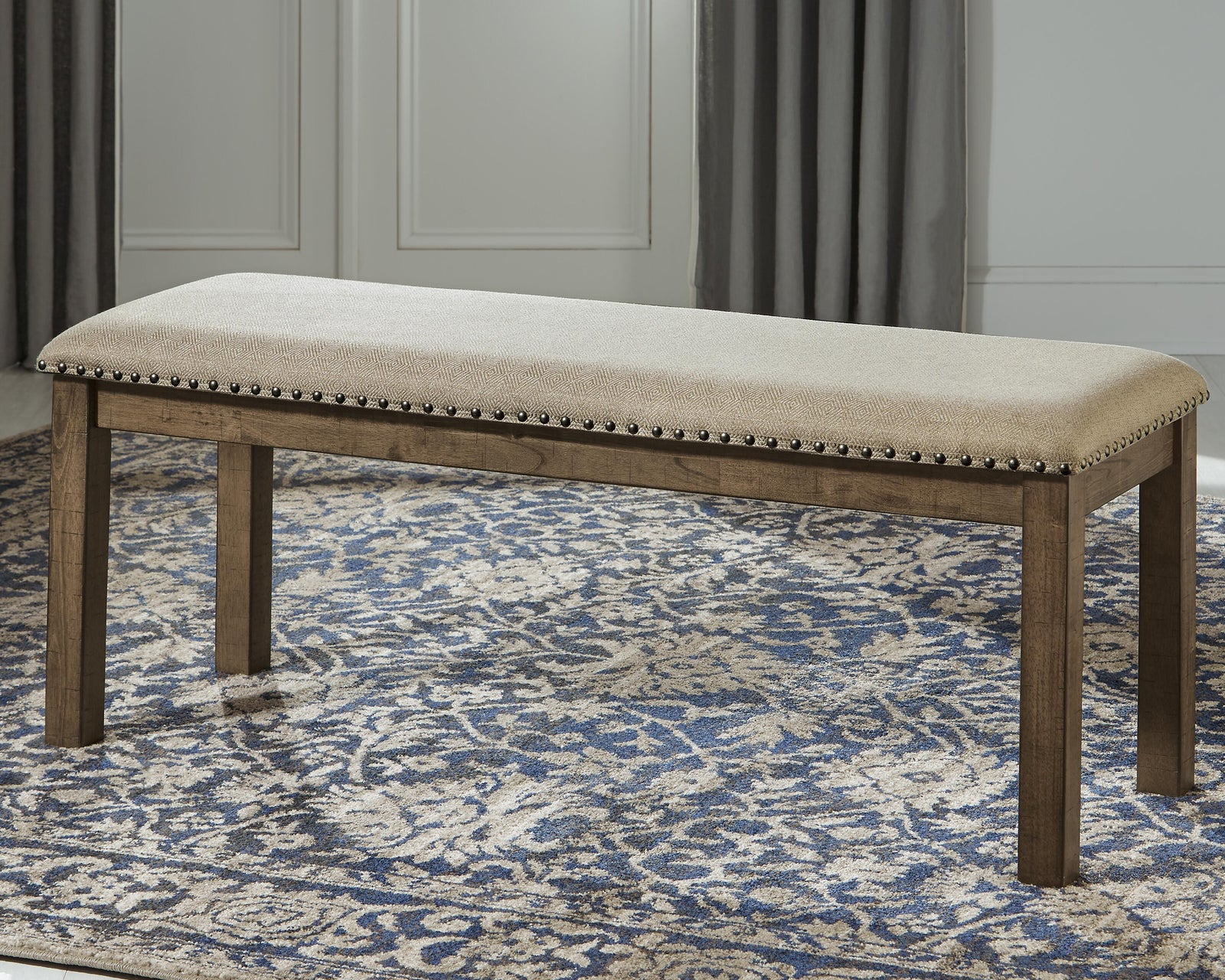 Moriville Dining Bench - Beige (2)