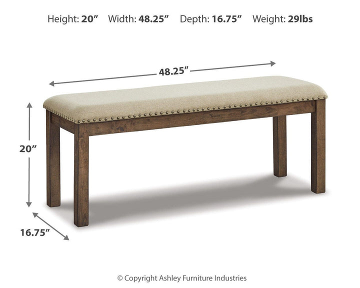 Moriville Dining Bench - Beige (4)