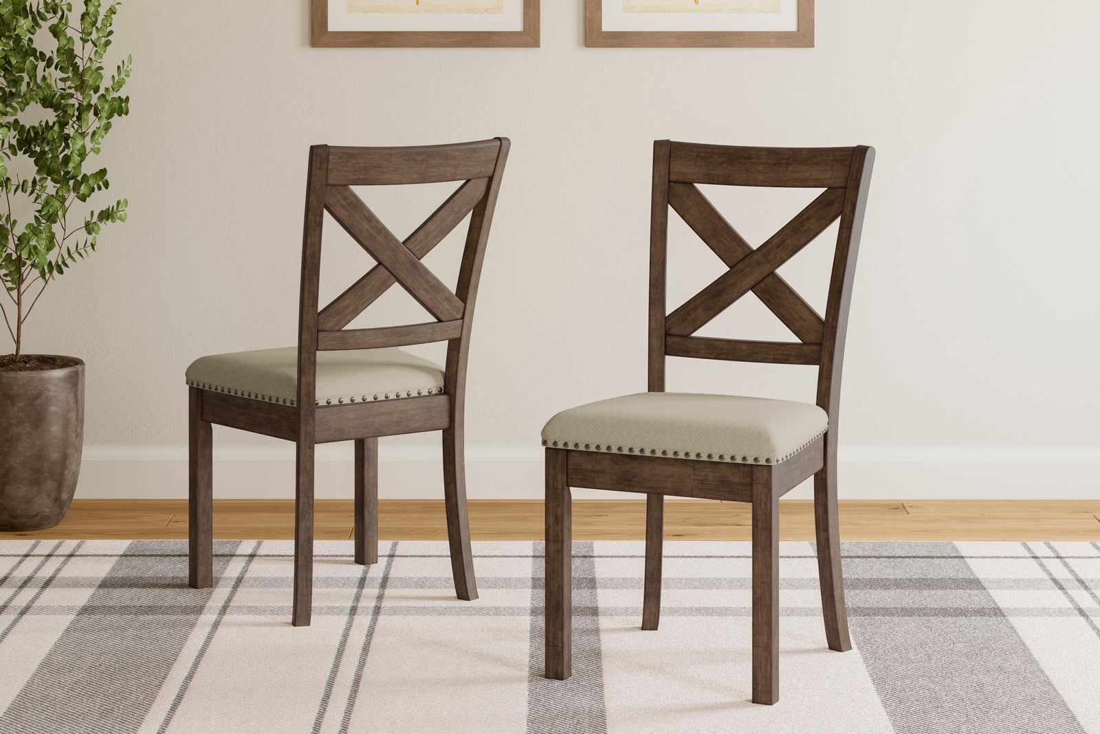 Moriville Dining Chair - Beige (2)