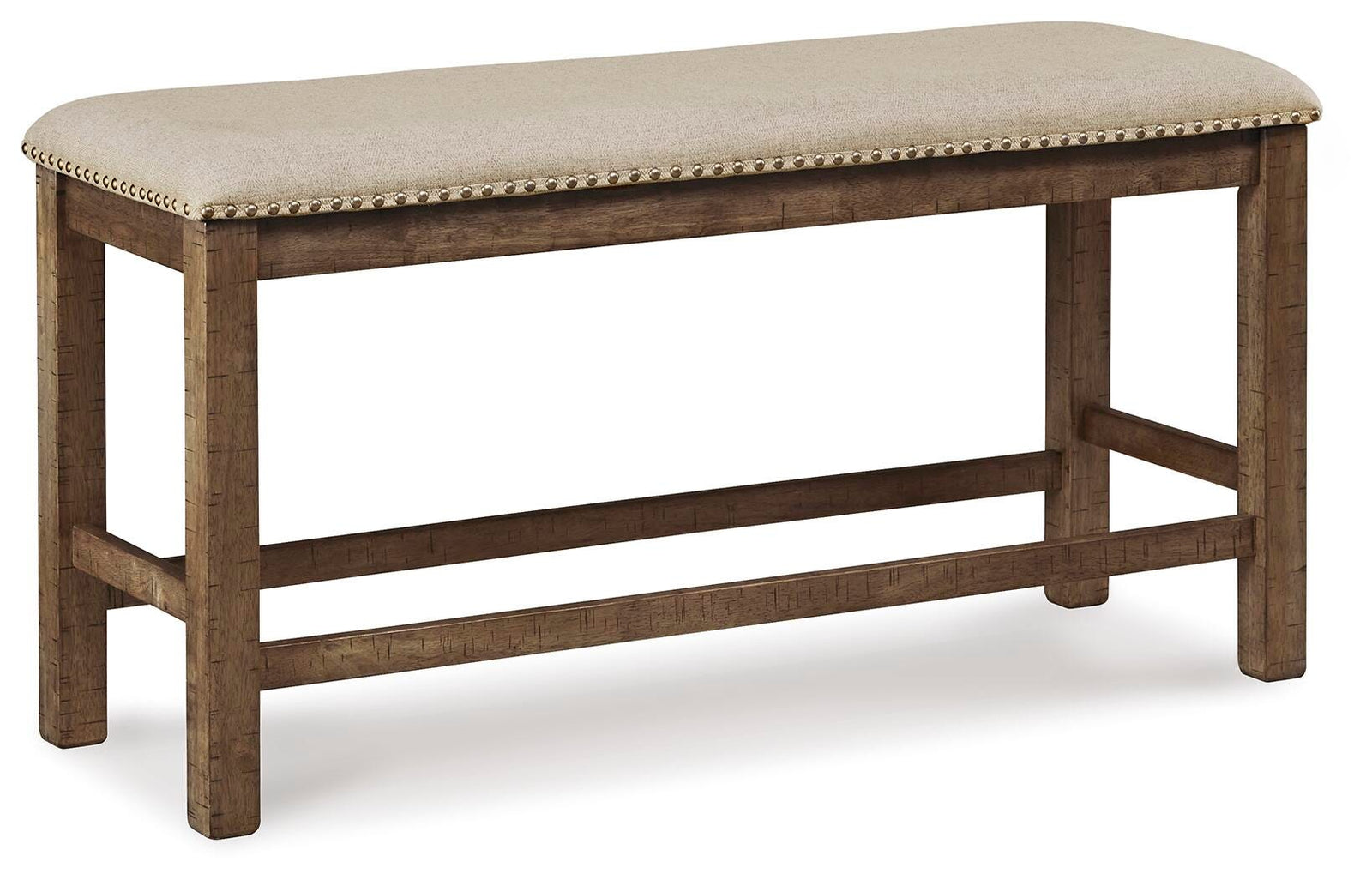 Moriville Counter Height Dining Bench - Beige (1)