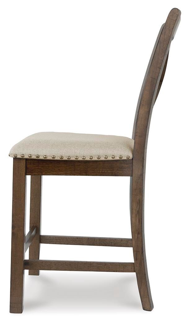 Moriville Counter Height Bar Stool - Beige (9)