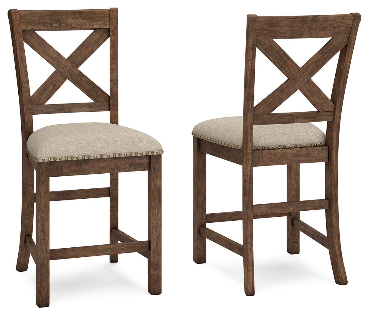 Moriville Counter Height Bar Stool - Beige (1)