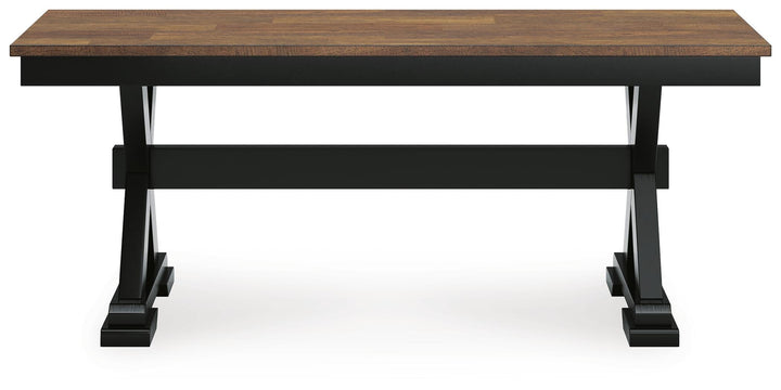 Wildenauer 50" Dining Bench - Dark Brown (3)