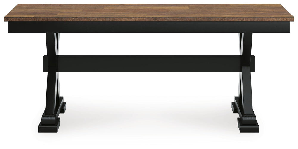Wildenauer 50" Dining Bench - Dark Brown (3)