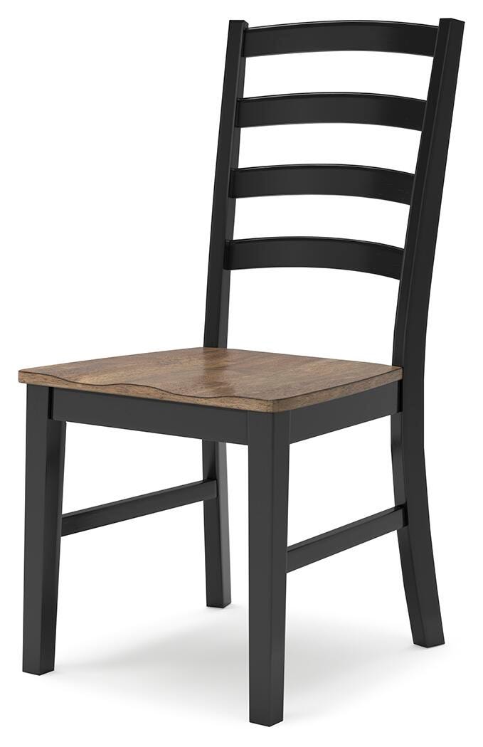 Wildenauer Dining Chair (Set of 2) - Brown/Black (4)