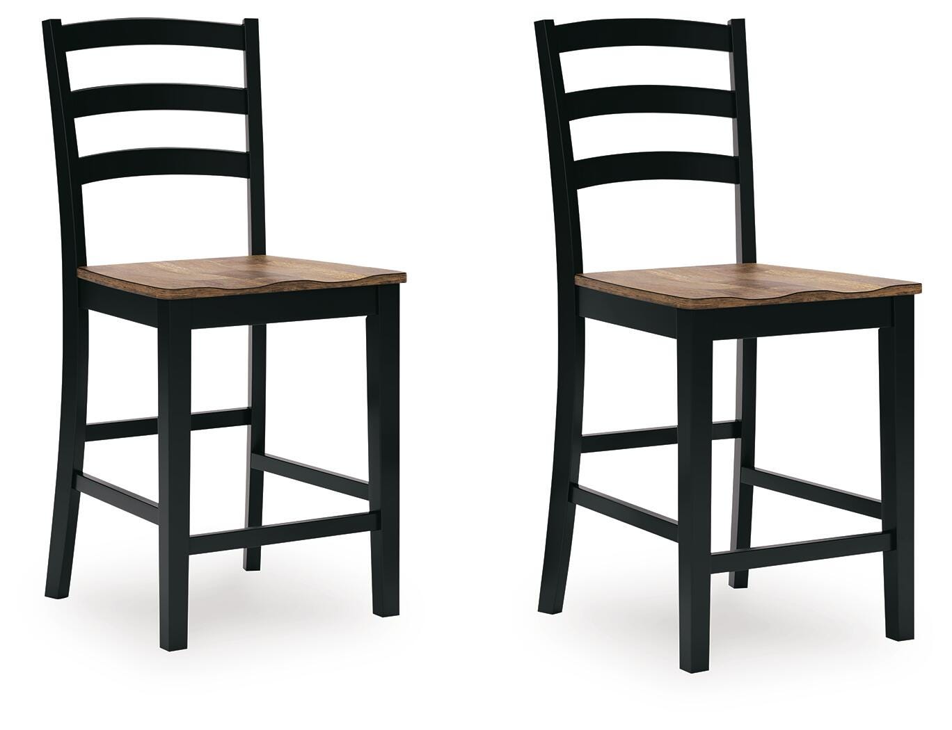 Wildenauer Counter Height Barstool - Dark Brown (1)
