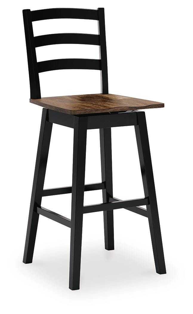 Wildenauer Bar Height Bar Stool - Black (1)