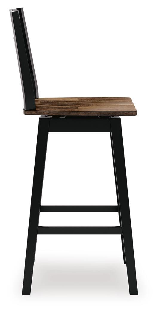 Wildenauer Bar Height Bar Stool - Black (5)
