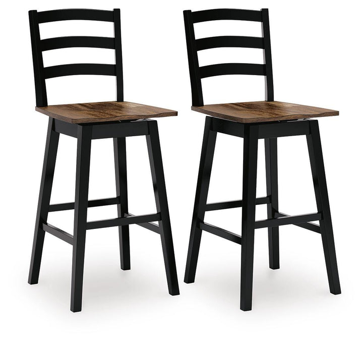 Wildenauer Bar Height Bar Stool - Black (3)