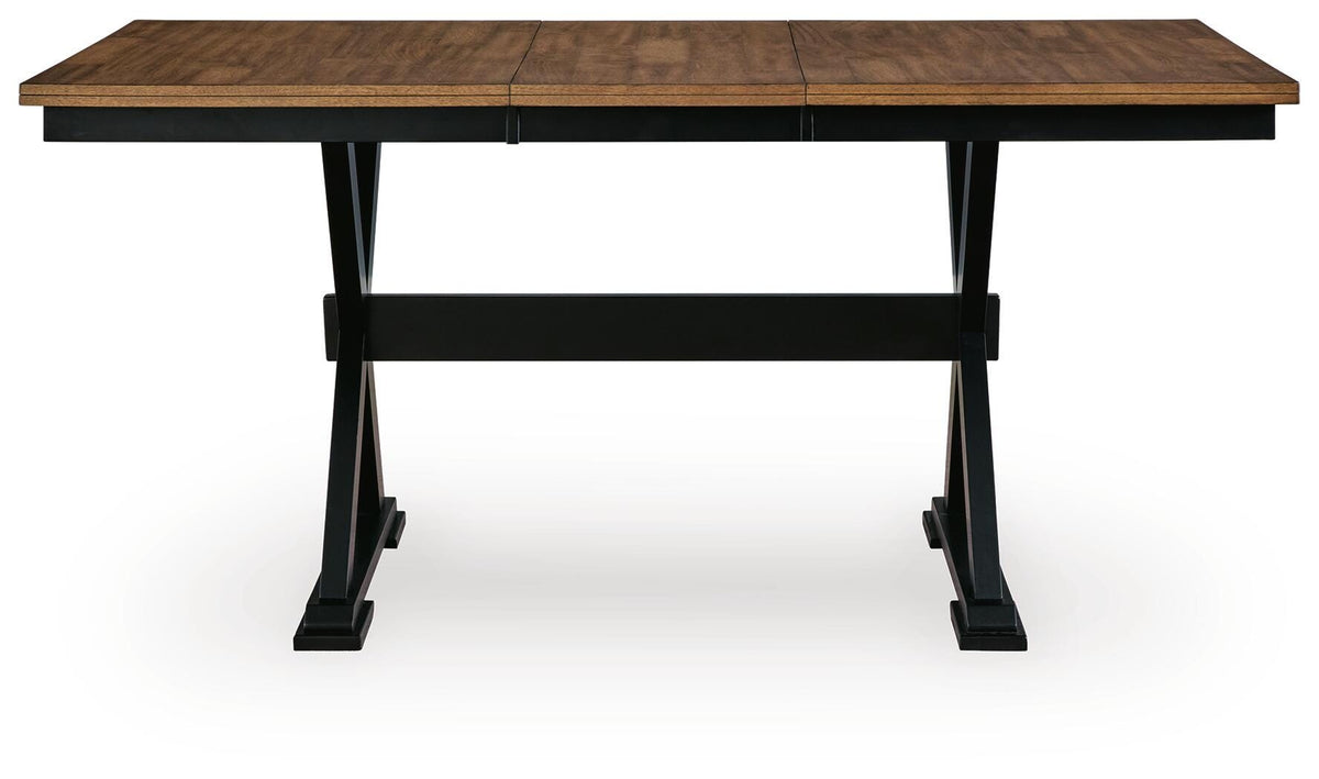Wildenauer Counter Height Extension Dining Table and 4 Barstools (2)