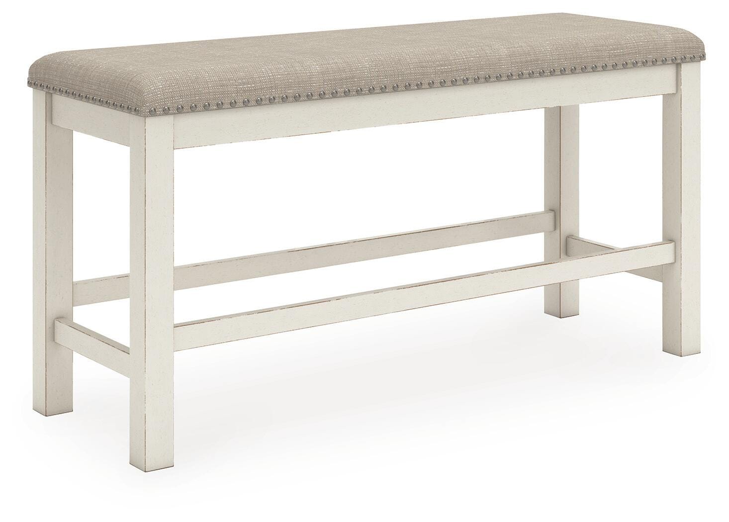Robbinsdale 49" Counter Height Dining Bench - White (1)