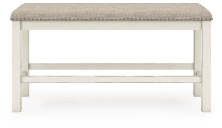 Robbinsdale 49" Counter Height Dining Bench - White (3)