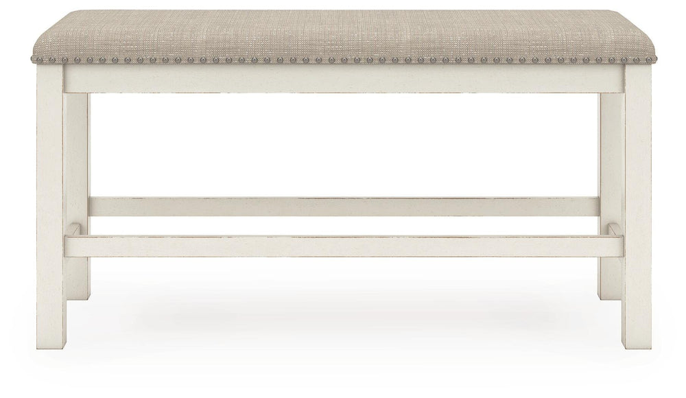 Robbinsdale 49" Counter Height Dining Bench - White (3)